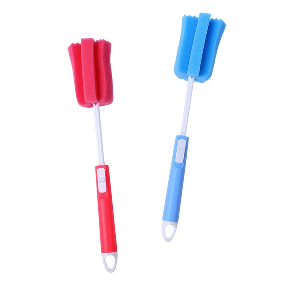 

3 шт., щетка для мытья стекла, щетка для бутылок, губка, инструмент для чистки стекла, чашка для кормления, кухонный скруббер для ванной комнаты