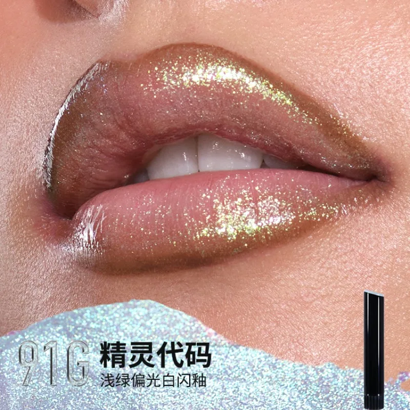 Kaleidos Lippenstift mit innerem Kern, Lippenstift-Make-up, langlebig, hochpigmentierte Farbe mit feuchtigkeitsspendendem Balsam