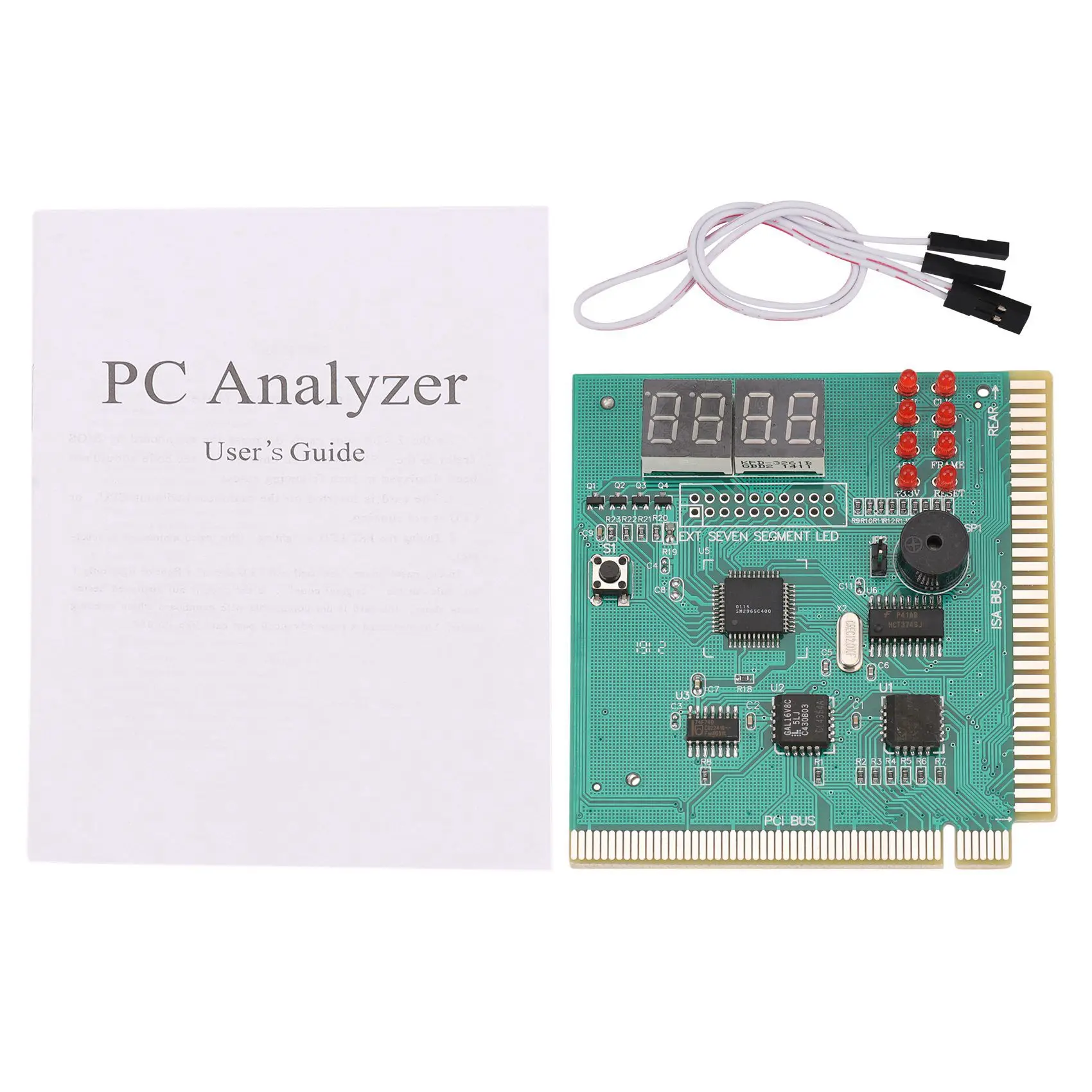 Efficient 2X Diagnostic PCI 4-Digit Card PC Motherboard Post Checker Tester Analyzer Laptop