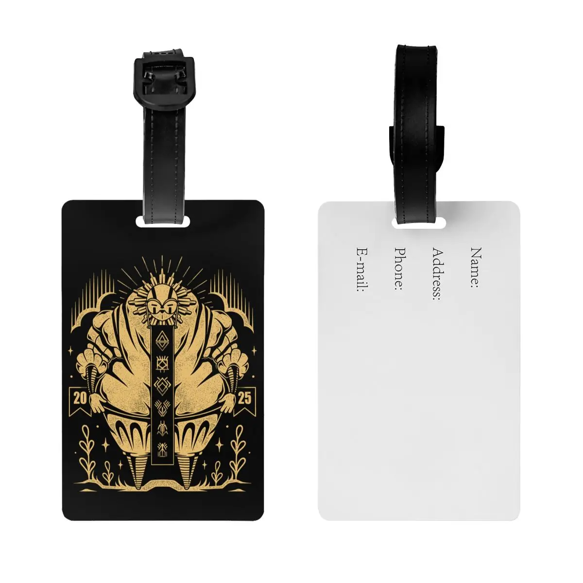 Born At The Dawn Of Time Clair Obscur Expedition 33 Luggage Tag Suitcase Baggage Privacy Cover ID Label