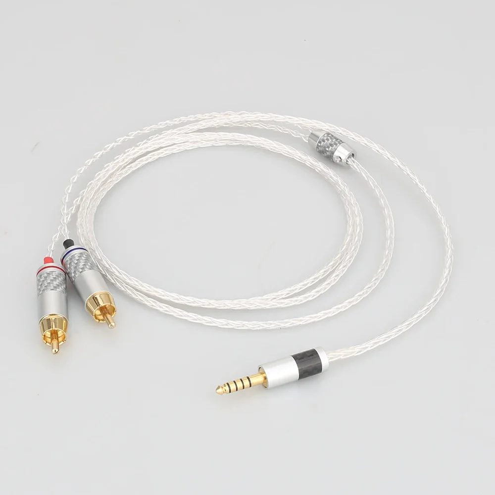 Audiocrast HIFI 4.4mm to 2 RCA 오디오 케이블, 소니 WM1A, 1Z PHA-1A, 2A Z1R, 4.4mm 업그레이드 케이블