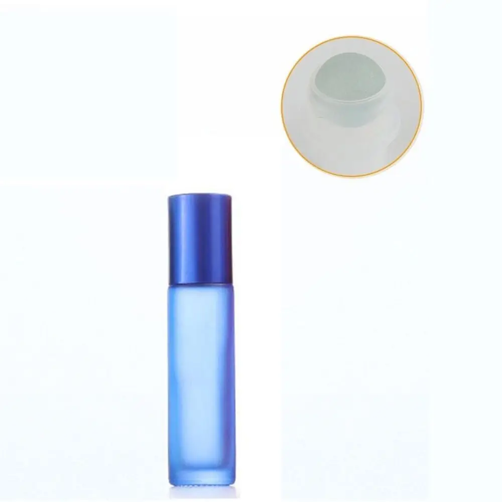 Neue Glas Bunte Abgabe Flaschen Roller Mini Ätherische Öle Flasche Tragbare Reise Kit Roller Ball Leere Flasche