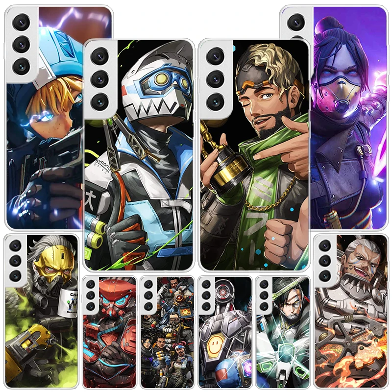 Apex Legends Phnoe Case for Samsung Galaxy S23 S24 Ultra S22 Plus S21 S20 FE S10E S10 S9 S8 + Unique Cover Coque