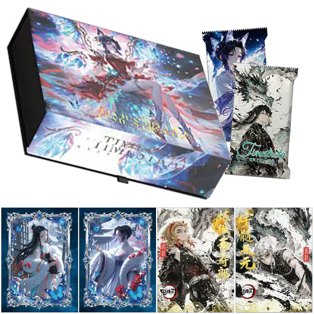 

Demon Slayer Collection Card Passionate Battle Anime Creative Character Pattern Design Card Exquisite Peripheral Toy for Friends
