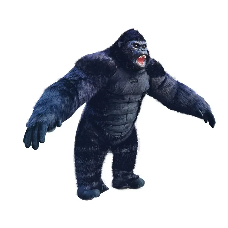 260cm Lagre Gorilla gonfiabile King Kong personaggio dei cartoni animati mascotte Costume cerimonia pubblicitaria Fancy Dress Party Animal carnival