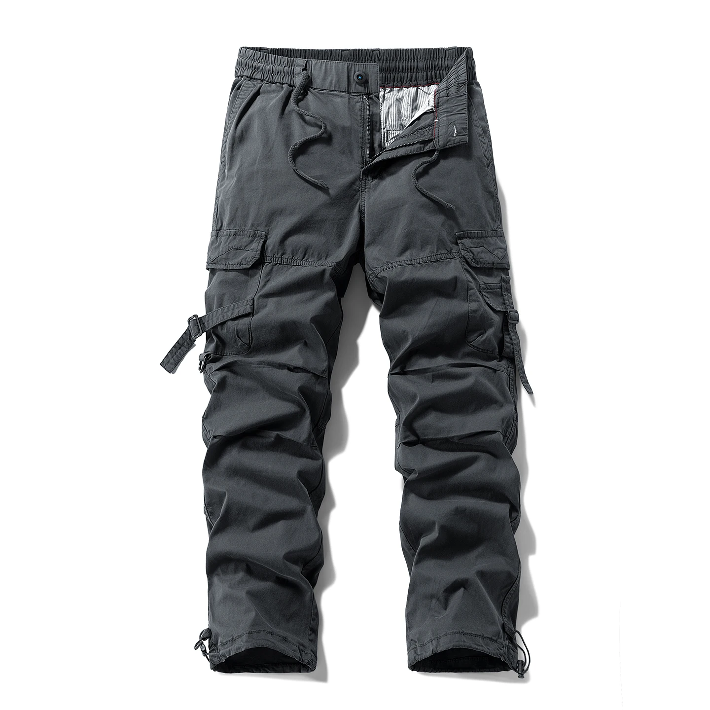 

High Street Ретро Рабочие Брюки Мужские Новое Прибытие Осень и Зима Свободные Прямые Брюки Рабочие Повседневные Брюки Мужские Стильные Брюки