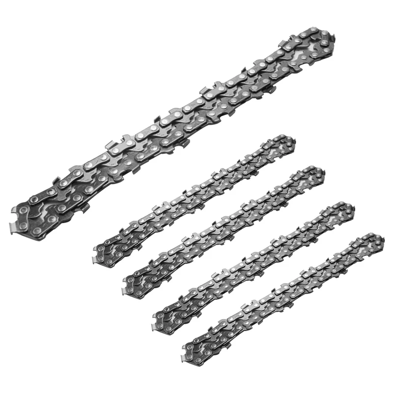 ABNM 4인치 1/4인치 미니 강철 전기톱 체인 전기 전기톱 액세서리
