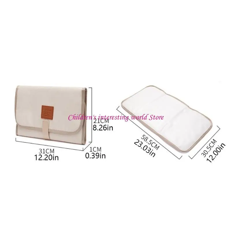 Tampon à changement couches pour bébé pliable étanche nouveau-né.