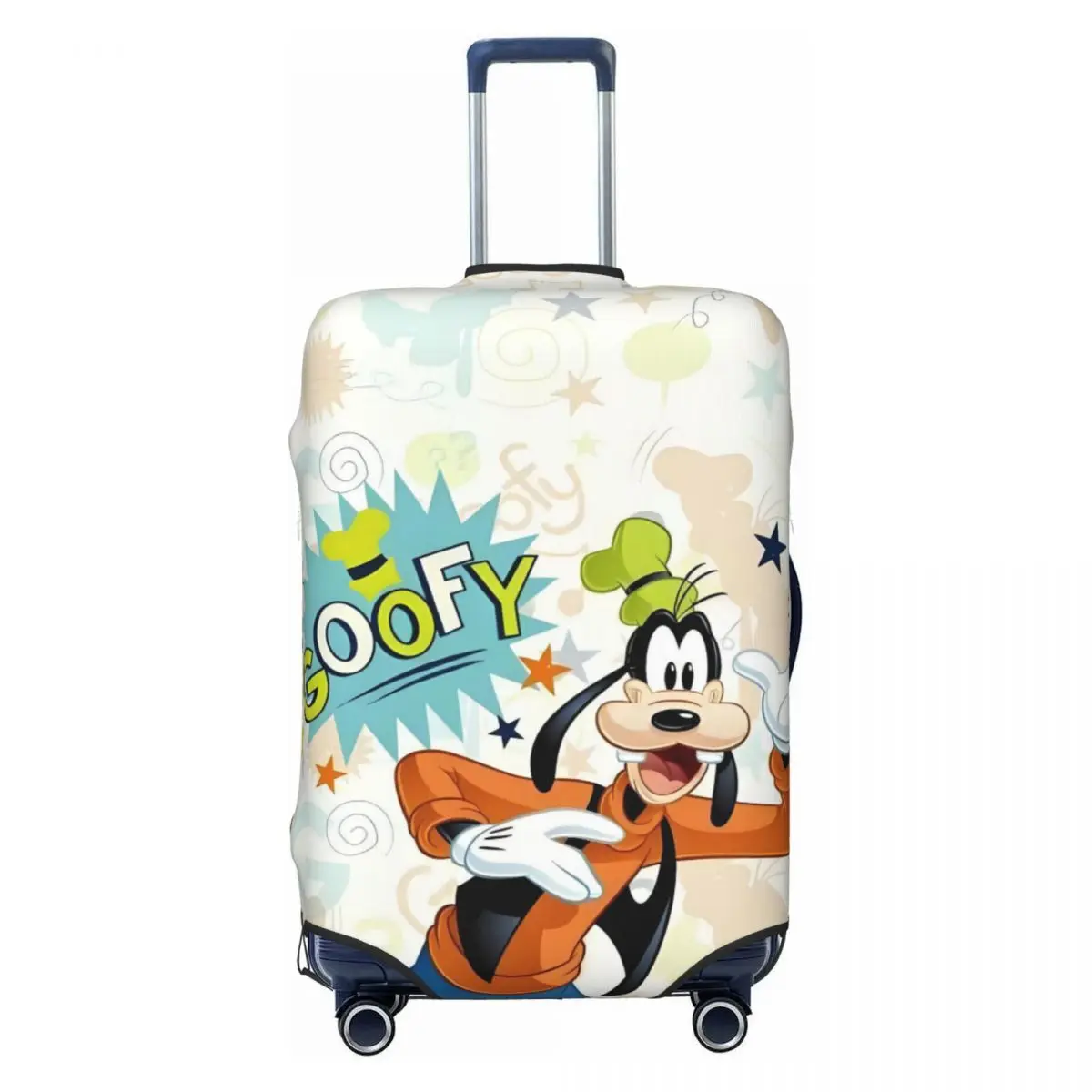 

Пользовательский милый гуфи чехол для багажа протектор пыленепроницаемый классический мультяшный фильм узор дорожные чехлы для чемоданов