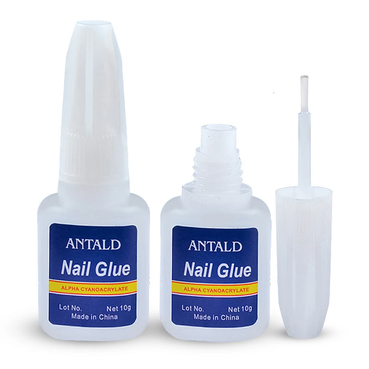 1/5pcs 10g Super Strong Nail Glue With Brush Diamond Nail Art Glue For Nail Tips&Extensions Quick Drying Suitable For Daily Use