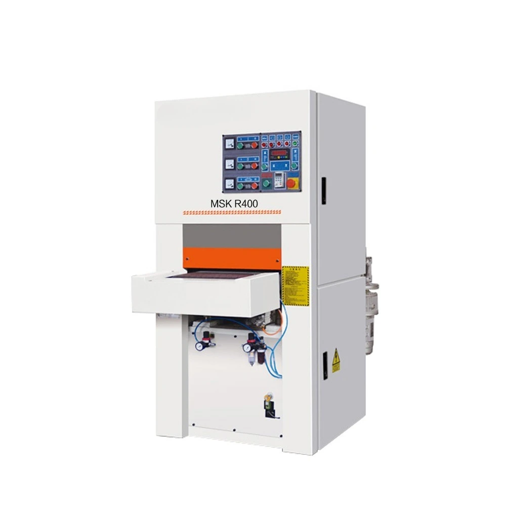 Woodworking plywood solid wood floor accurate calibration wide abrasive belt grinding sander