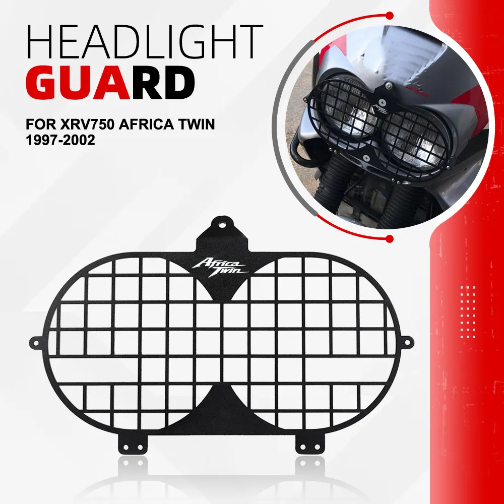 

Headlight Guard For Honda XRV750 Africa Twin 1997 1998 1999 2000 2001 2002 XRV 750 Motorcycle Headlamp Grill Protections Cover