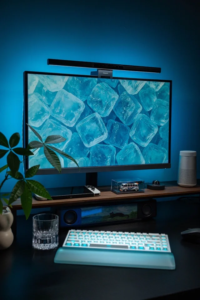 Blue Acrylic Keyboard Plam Rest Costom Pink Green Purple Wrist Rest Mechanical Keyboard Accessory Hand Support Game Palm Stress