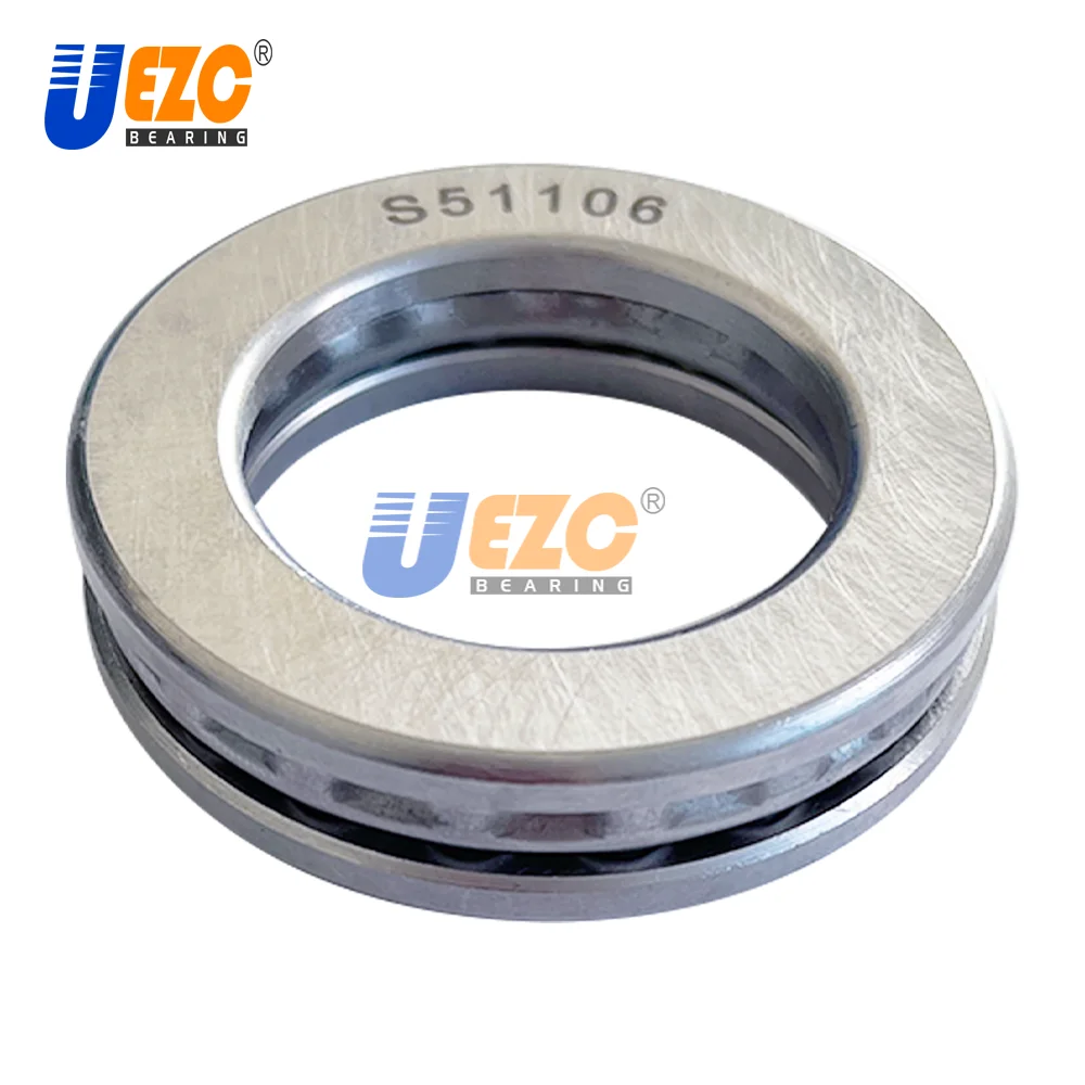 S51106 Stainless Steel Axial Deep Groove Ball Bearing 51106 30x47x11mm