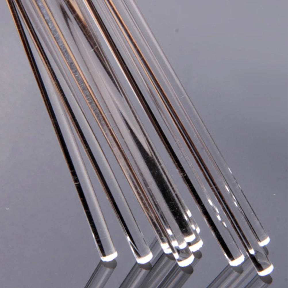 

30pcs Diy Acrylic Rods For Microlandscape Decoration Support Flower Arrangement Transparent Craft Dowel Sticks Garden Handicraft