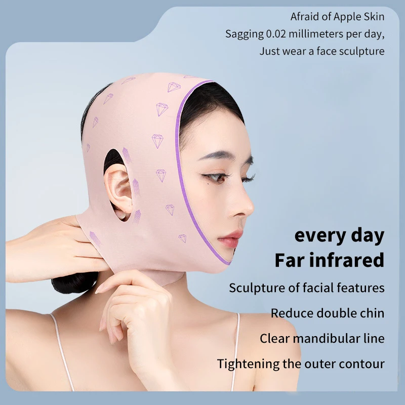 Slimming Bandage Lifting And Firming To Improve Lines Tightening Apple Muscle Double Lifting Sleep Slimming Device V Face Masks