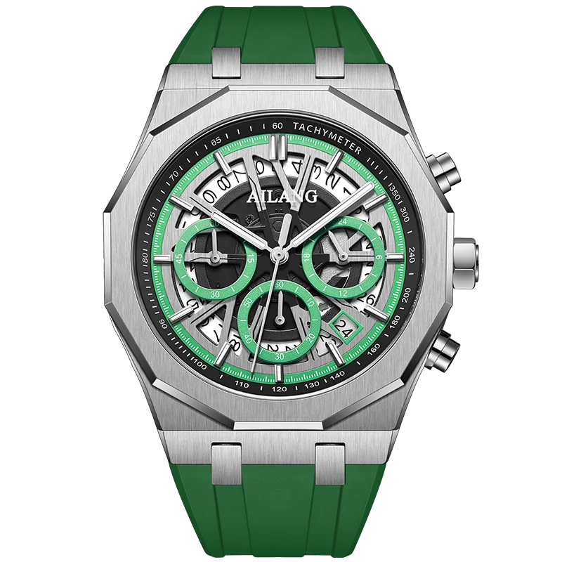 นาฬิกา AI ควอตซ์ นาฬิกาหรู แบรนด์ชั้นนำ กันน้ำ สายซิลิโคน นาฬิกาข้อมือผู้ชาย 2026 แบล็กฟรายเดย์