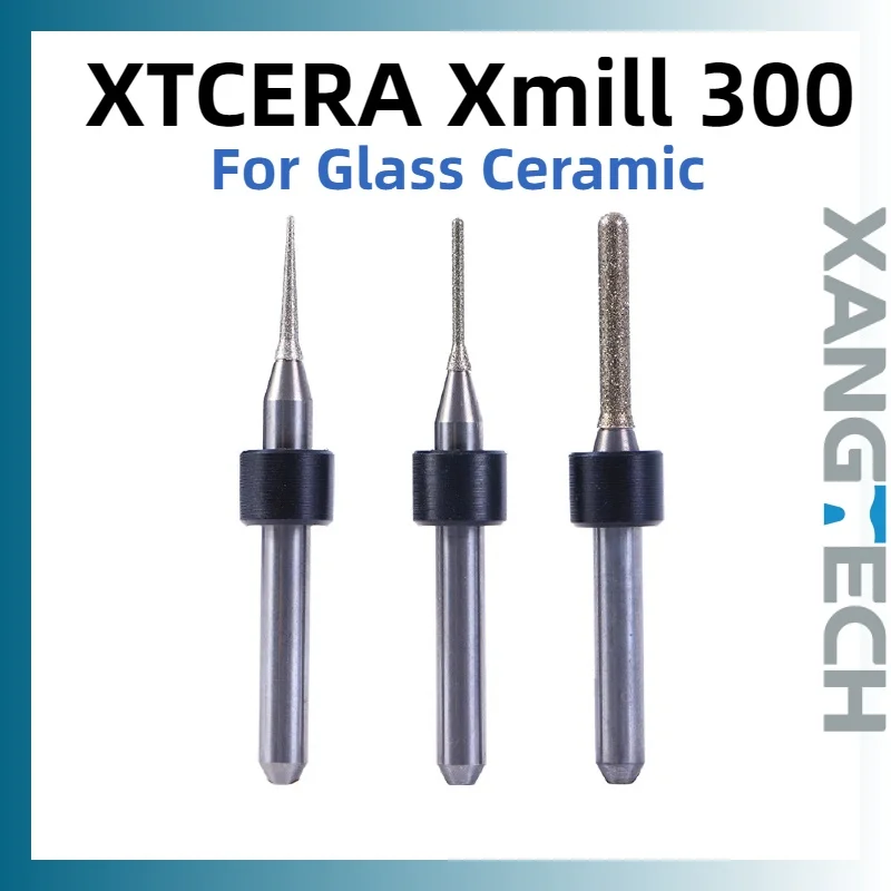

XANGTECH Xtcera Xmill 300 Milling Bur for Lithium Dislicate Glass Ceramic Milling Cutters CAD CAM Dental Lab Dental Materials、