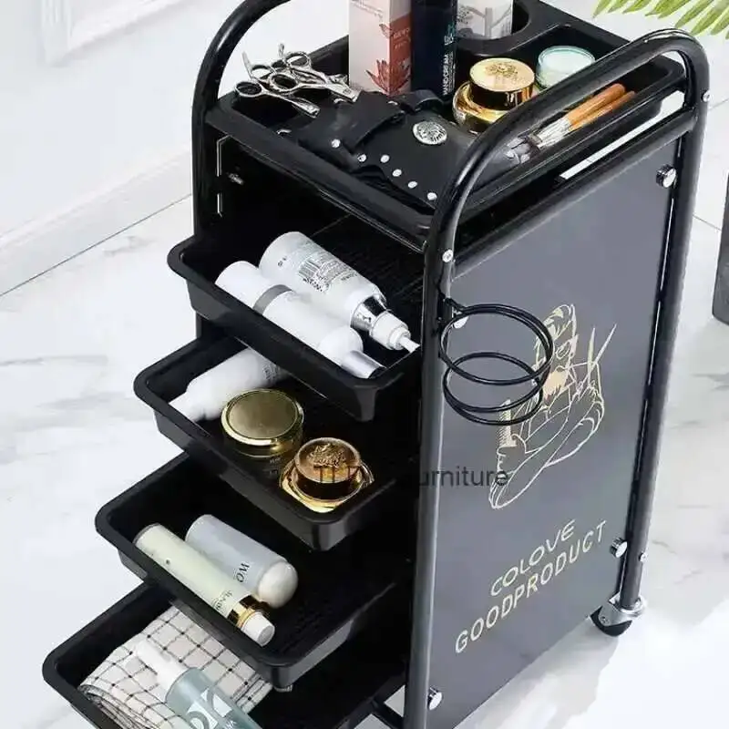 Barber Trolley To for Hairdresser Transport Barberia Trolley Multi-purpose Organizer Things Professional Furniture Hairdressing