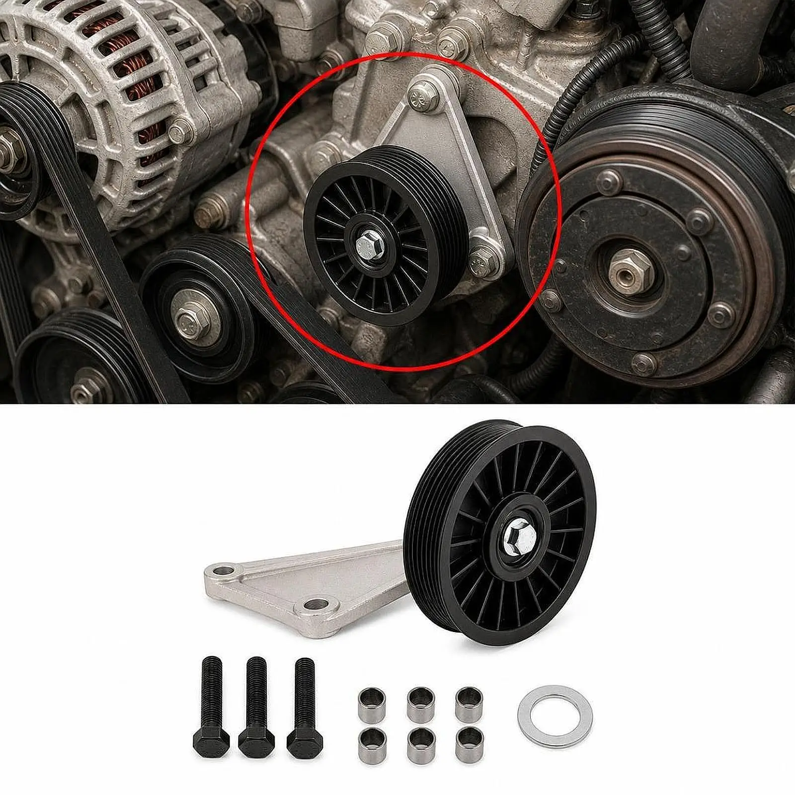 

Pulley Easy to Install Replacement for Ford Crown Victoria Accs