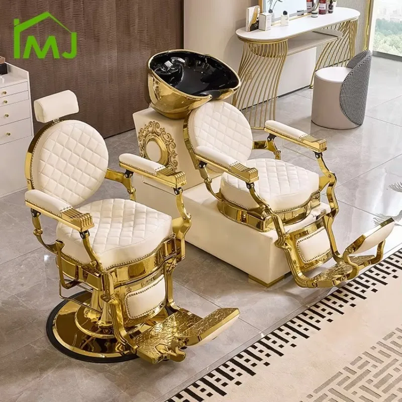 

Barber Salon Equipment Massage Table Hair Washing Shampoo Bed Head Spa Chair