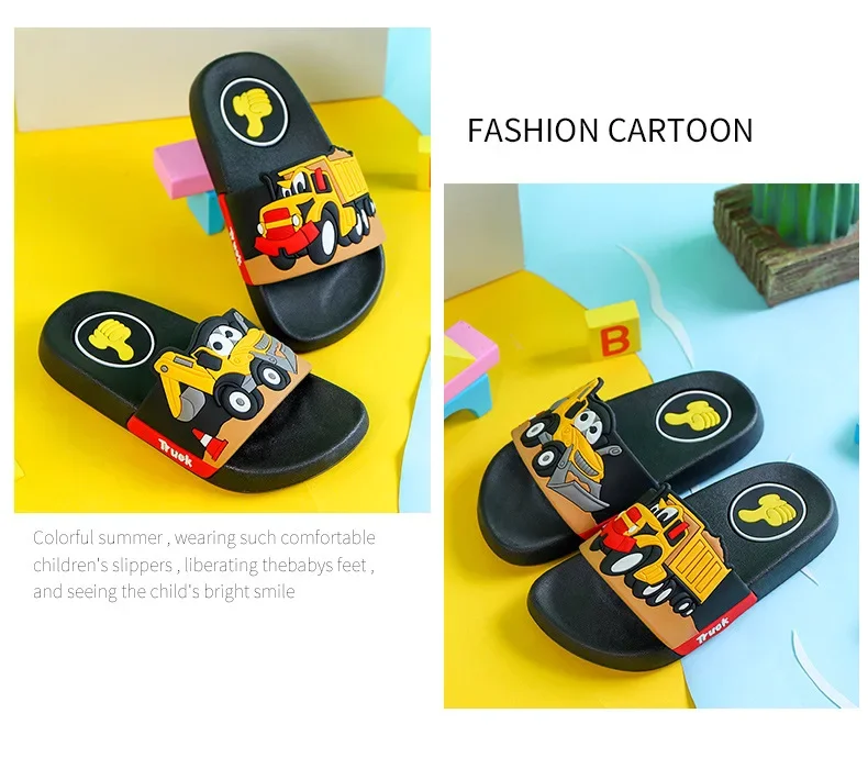 2026 Kinder Anti-Rutsch Badeschuhe Jungen Hausschuhe PVC-Material Bequeme Weiche Sohlen Leicht Anzuziehen – Detail 15