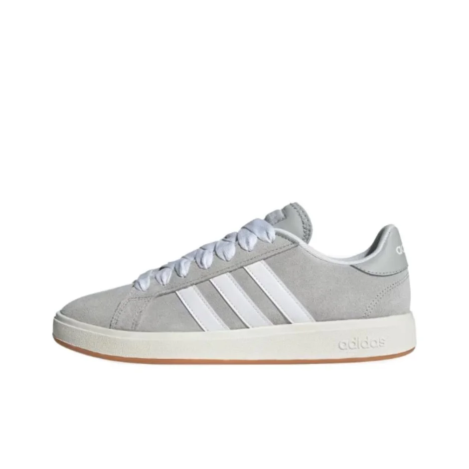 Adidas Grand Court Base 00s Low top Skateboard Shoes Unisex Gray White IH6185