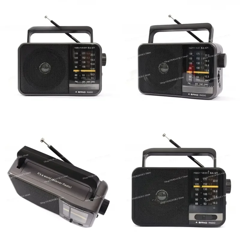 Multiband Pointer Radio USB Rechargeable Radio FM AM SW Radio DSP Chip