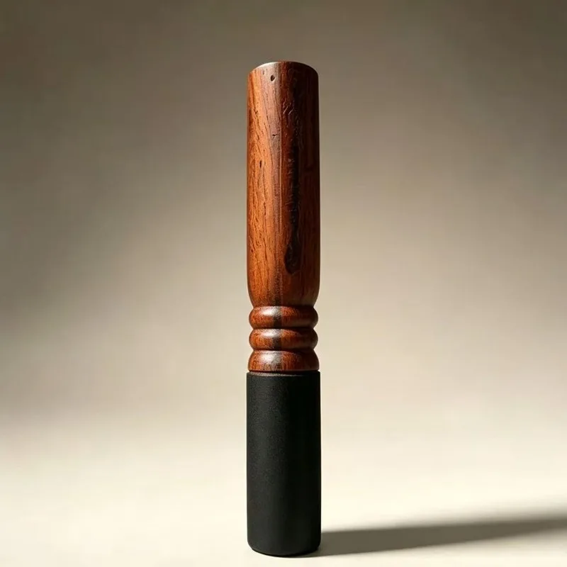 Singing Bowl Leather Stick Handmade Portable Wooden Knock Stick Meditation Sound Healing Bowls Sticks Instruments Accessories