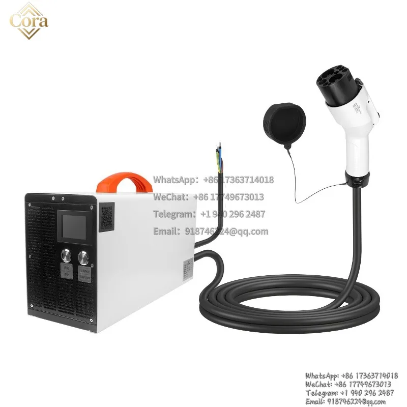 Portable DC Fast EV Charger Station Adjustable 0-10A 200-1000V, IP55 Protection, Multi Standard Supported, CE & ROHS Certified