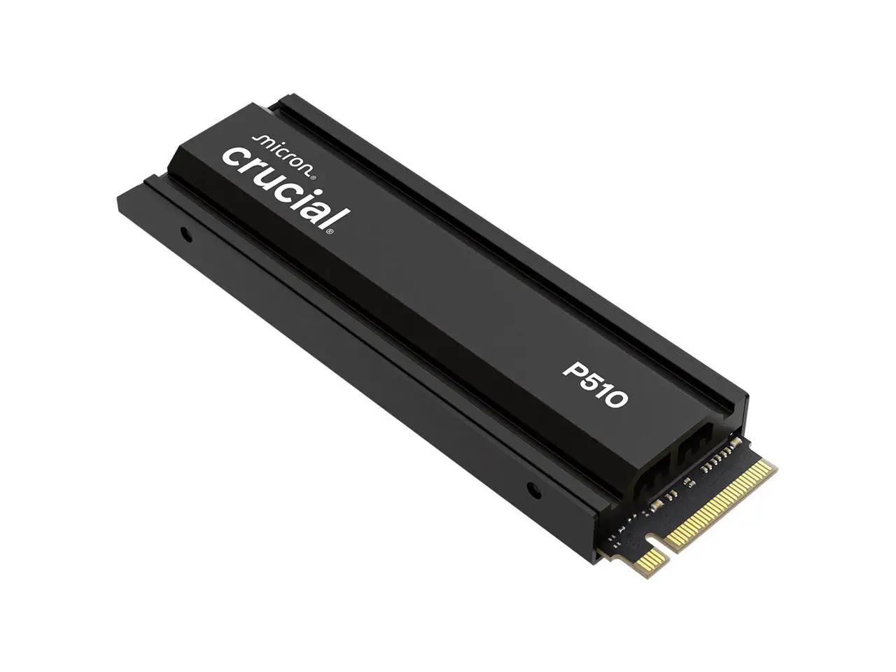 Crucial P510 1TB Gen5 NVMe SSD com Dissipador de Calor, Até 11.000 MB/s, SSD PCIe 5.0 M.2 2280, Unidade de Estado Sólido Interna, Compatível com PS5 CT1000P510SSD5