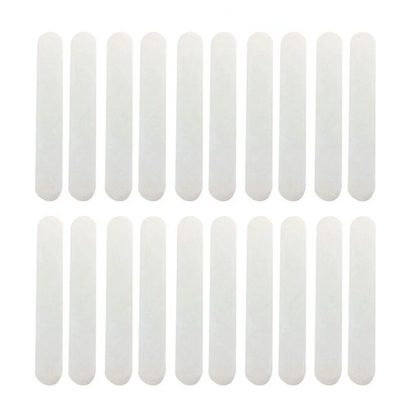 30Pcs Wegwerp Cap Kraag Pads Rechthoek Professionele Absorberende Zweet Hoed Anti Transpiratie Vrouwen Mannen Deodorants Stickers