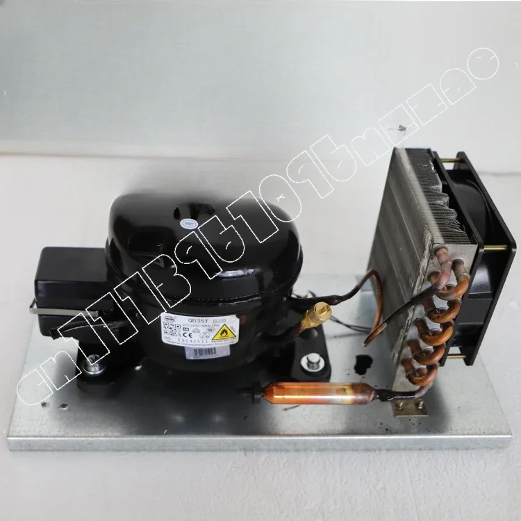 R600aQD35YC Compressor Condenser Unit Refrigeration Unit Mini Condensing Compressor
