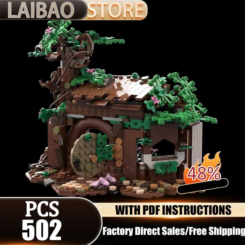 

Модульная модель городского здания, конструктор MOC, модель домика на дереве, технологические кирпичики, рождественский DIY-набор для сборки, игрушки-уличные пейзажи, подарки