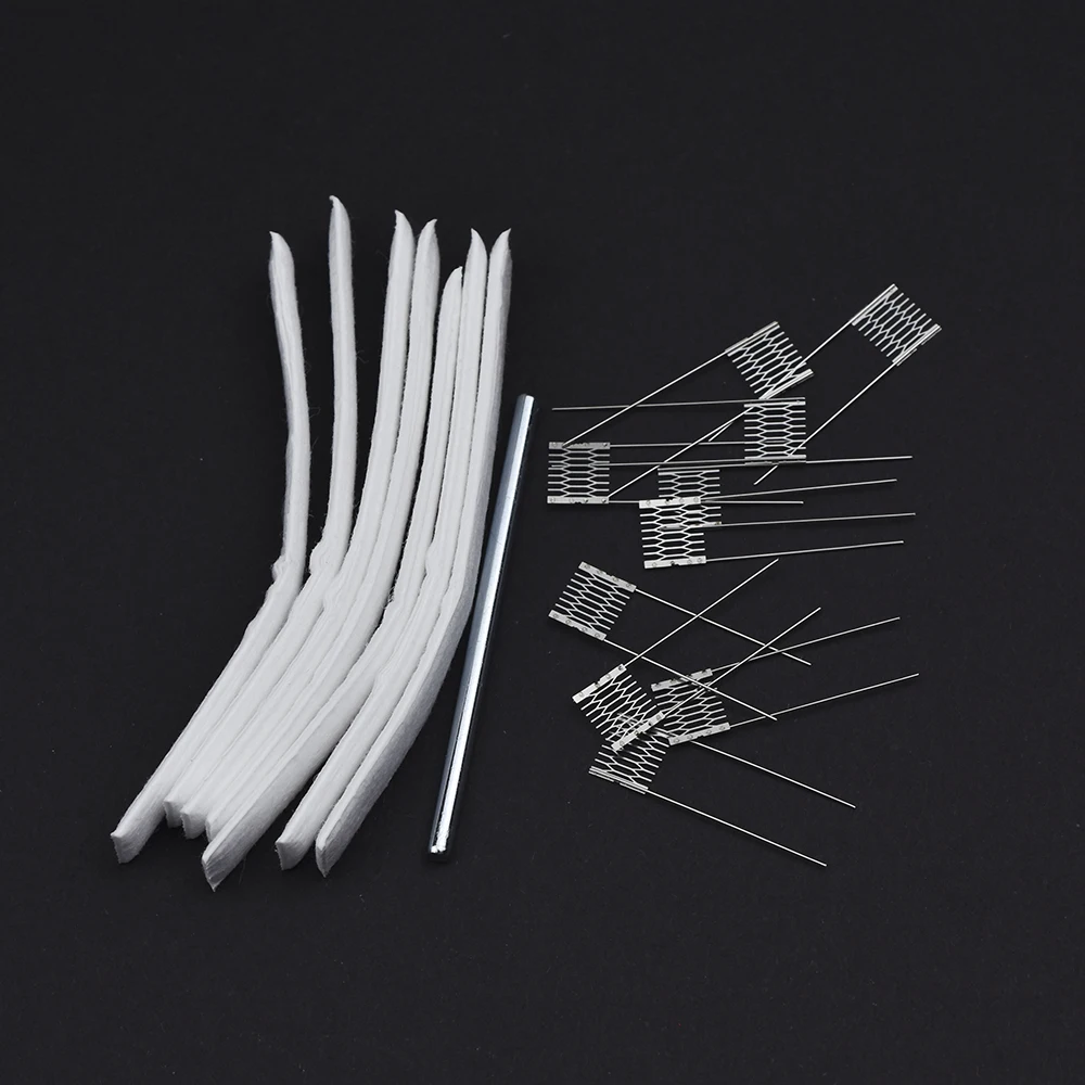 1 Satz DIY-Umbaus atz für Xlim 0,6 Ohm 0,8 Ohm 1,0 Ohm 1,2 Ohm Maschendraht widerstand 7 Baumwolle 1 Stab Ersatz werkzeug Zubehör