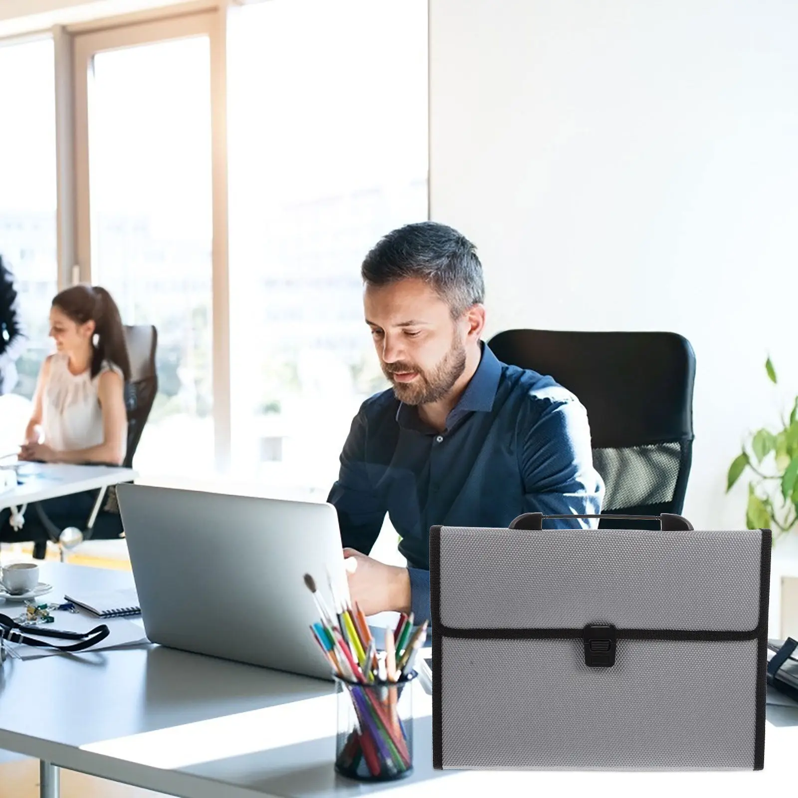 

Premium ABS Expanding Accordion File Folder Portable Document Organizer for Office Home School Travel Large Capacity Paper File