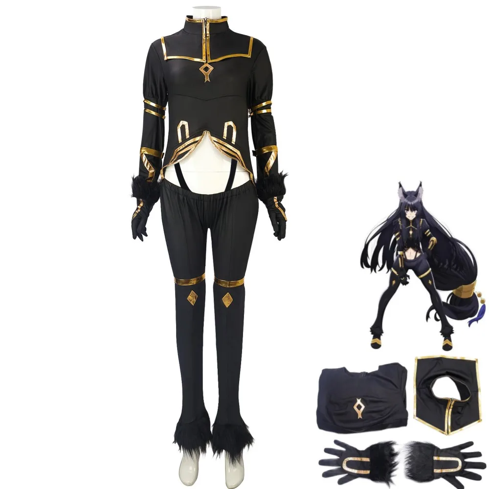 

Anime Eminence In Shadow Delta Cosplay Costume Shadow Garden Tight Black Jumpsuits Adult Woman Sexy Halloween Carnival Suit