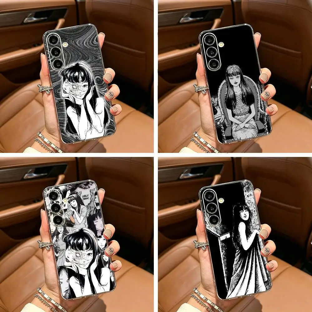 Comics J-Junji I-Ito T-Tomie-ES Phone Case For Samsung Galaxy A71,A70,A52,A51,A40,A30 Transparent Cover