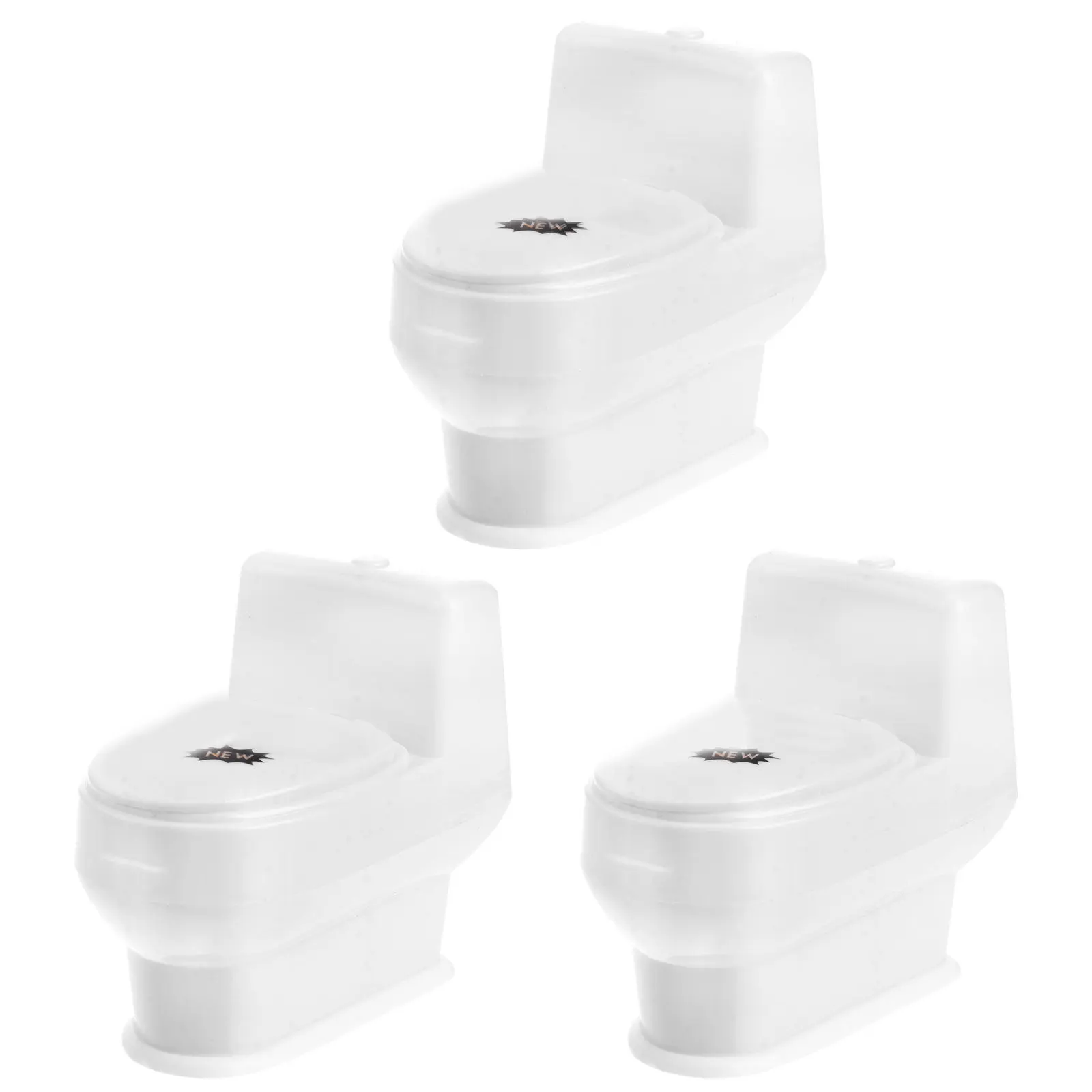 3pcs Funny Toilet Water Toy Set for Pranks, April Fools Day & Party – Kids Flush Joke Props