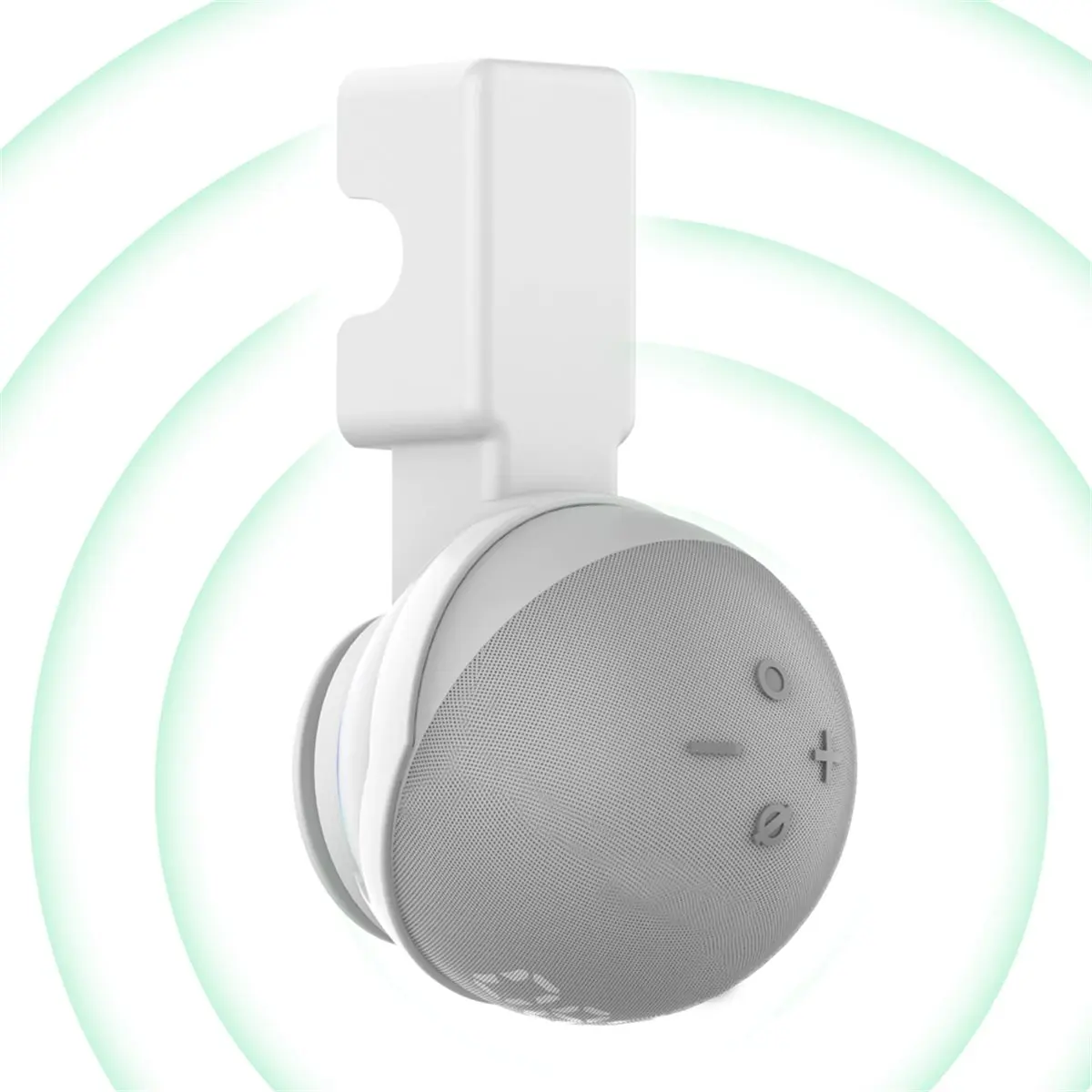Suporte de Parede para Alto-falantes com Grande Desconto para Alexa Echo Dot 5: Organize Fios Desarrumados, Economize Espaço e Resfriamento Otimizado