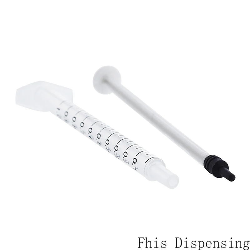 Various Colors Cap Pack of 10 1cc 1ml Dispensing Syringes Plastic with Tip
