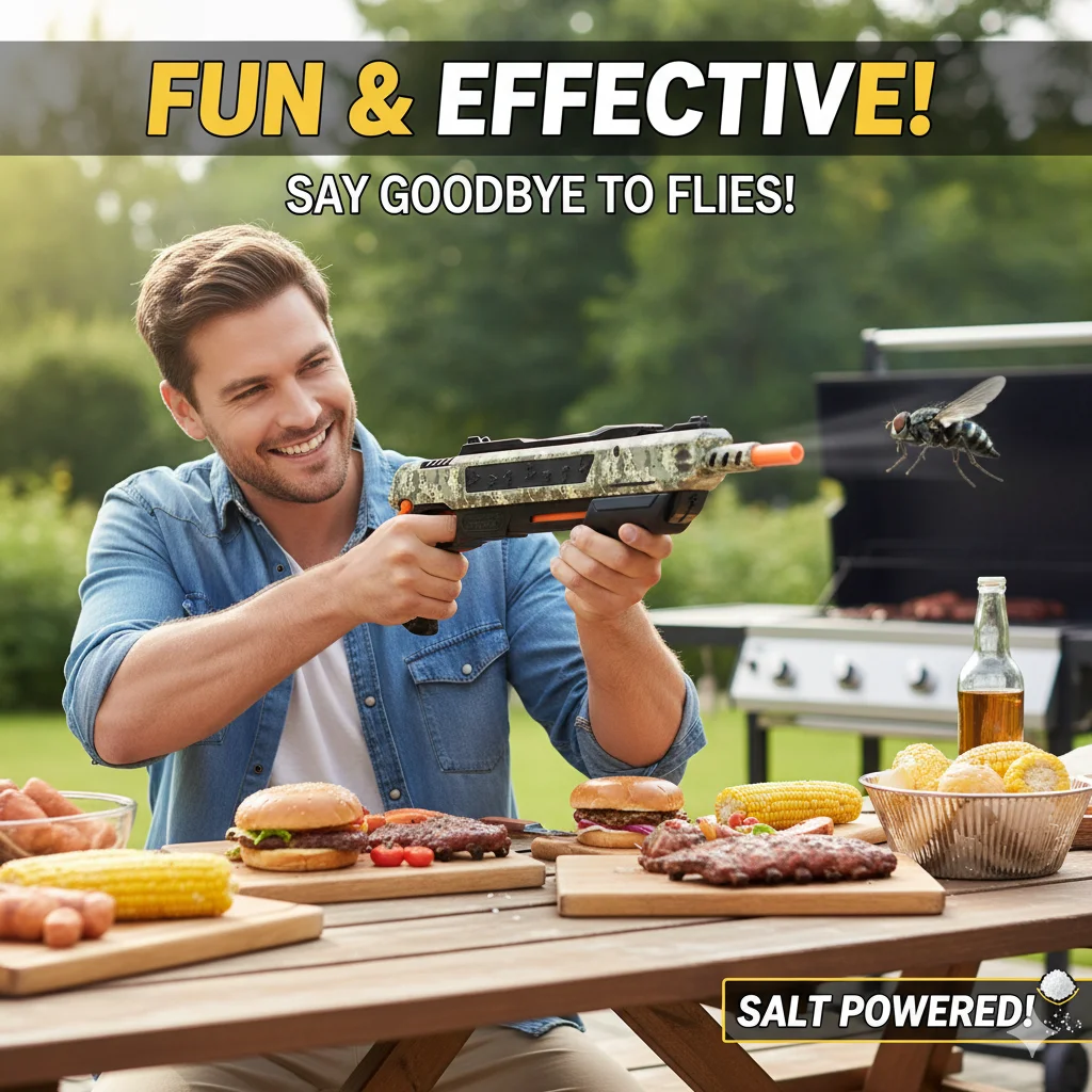 

New Newly Upgraded 3.0 Laser Aiming And Mosquito Killing Gun Salt Gun Shotgun Adult Toy Gun Fly Killing Gun Mosquito KillingGun