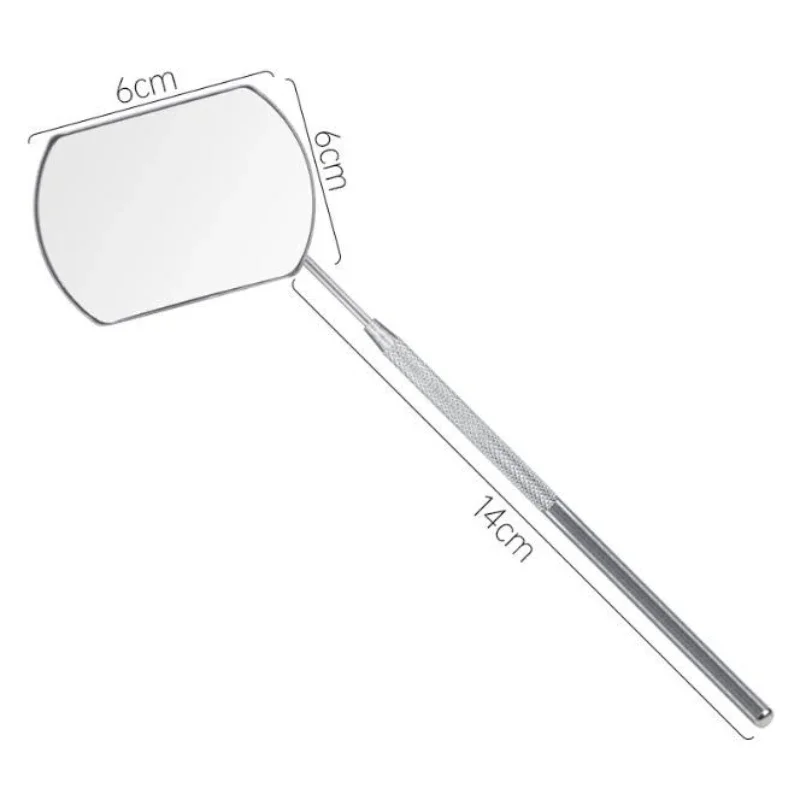 24Pcs Magnifying Checking Eyelash Extension Makeup Mirror Stainless Steel Handle Beauty Tool for False Eyelashes Grafting Tools