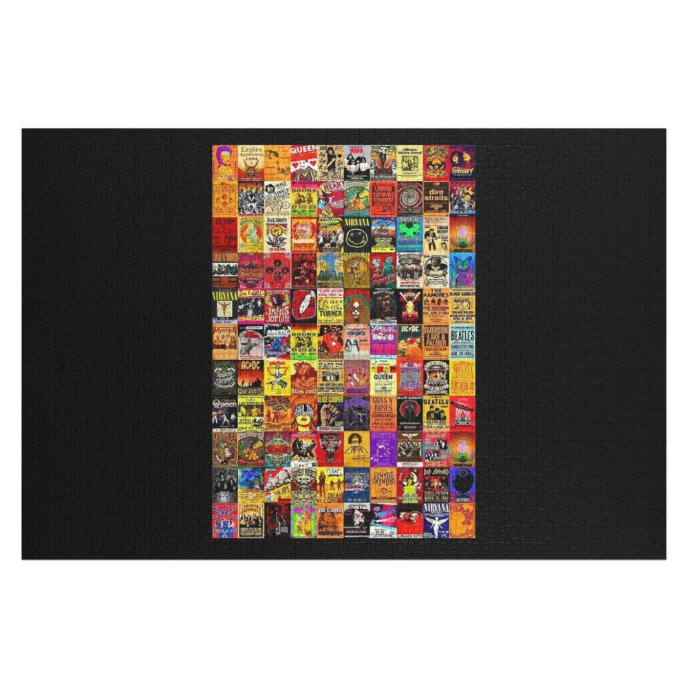 Rock Band Music Classic Jigsaw Puzzle Woods For Adults Wooden Boxes Custom Gift For Children Puzzle