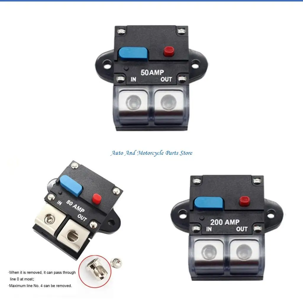 

P9FD 50-300AMP Solar Breaker для морского прицепа ATV Audios inline Водонепроницаемый