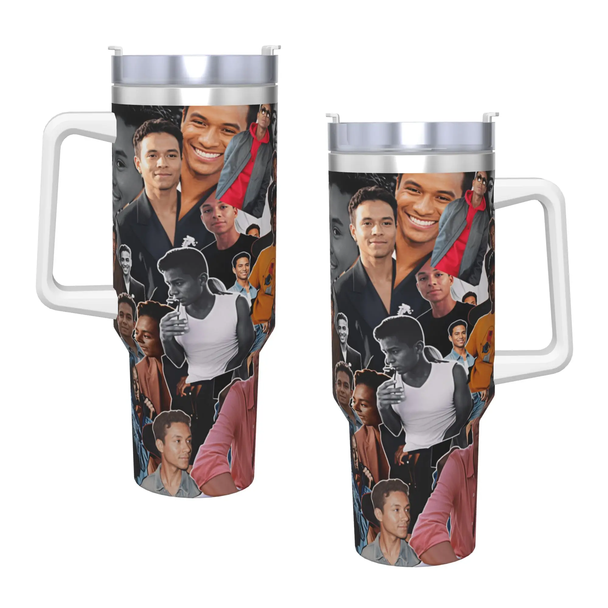 Stainless Steel Tumbler Jaafar J-Jackson Thermal Mug  Heat Preservation Cold Drink Car Mugs Travel Graphic Water Bottle
