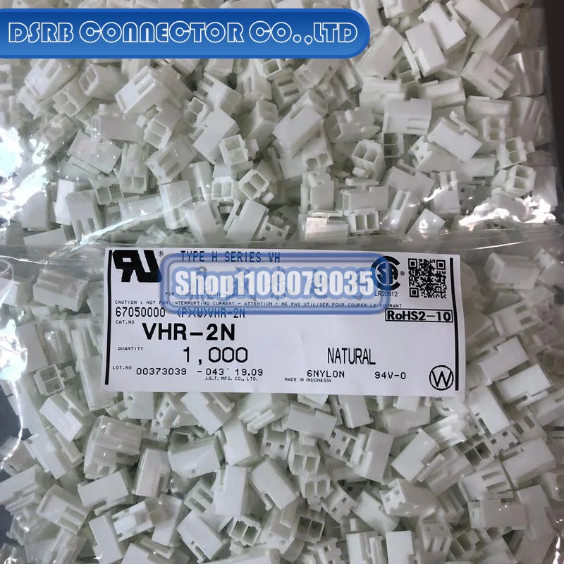 1000pcs/lot VHR-2N 2P 3.96MM legs width  100% New and Original