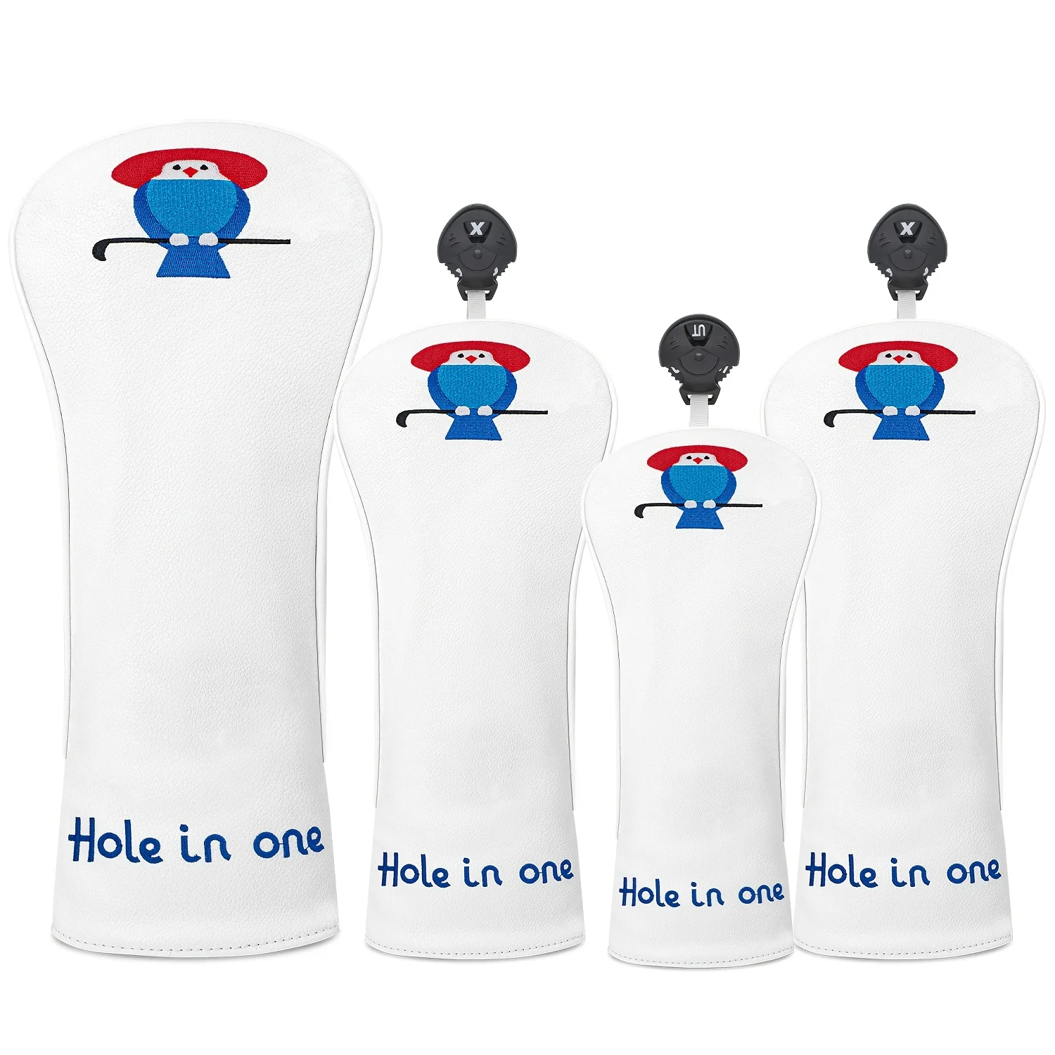 

Забавные чехлы для клюшек для гольфа в стиле мини-сетки (1 шт./4 шт.) для драйвера, прикольный дизайн – подходят для мужчин и женщин, любителей активного отдыха.