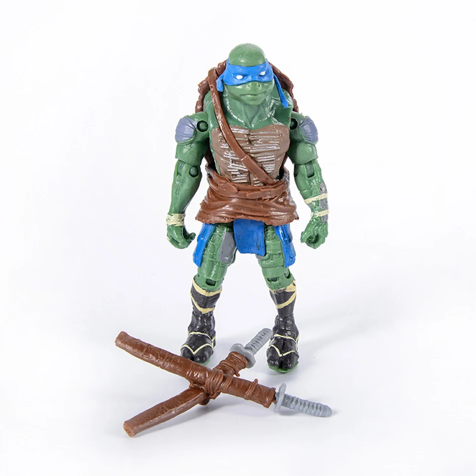 4 Uds TMNT figura de acción Anime adolescente Mutante Tortuga Ninja Figuras juguetes NECA PVC colección modelo regalo para decoración de niños