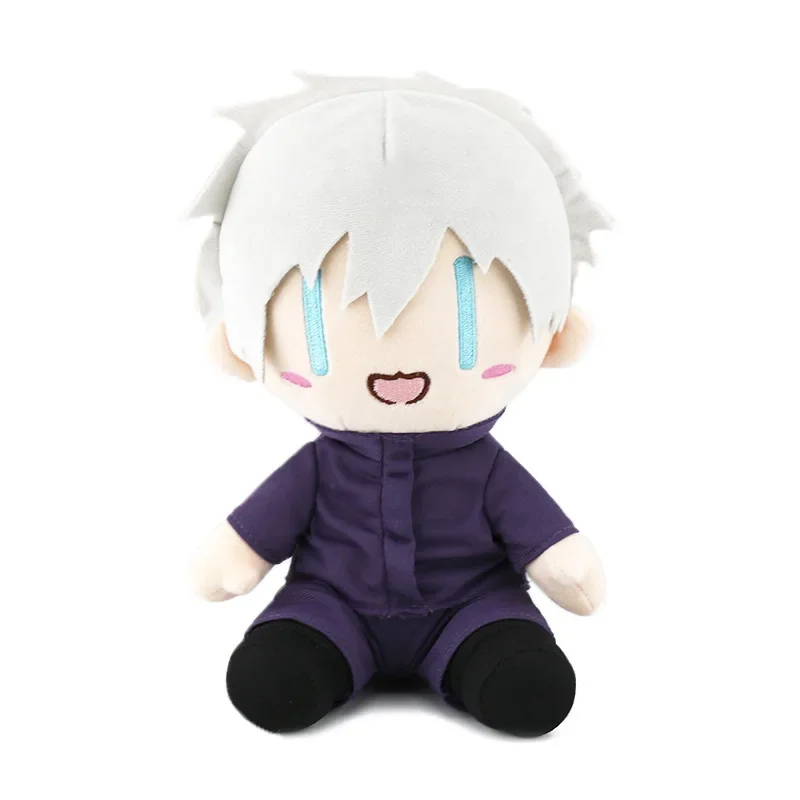 Jujutsu Kaisen Plüschfiguren: Satoru Gojo, Fushiguro Megumi, Itadori Yuji, Inumaki Toge - Anime-Figuren, Kawaii Stoffpuppen, Geschenke für Feiertage